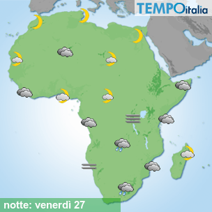 Mappa notte per la giornata del 2024-12-27