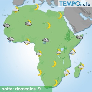Mappa notte per la giornata del 2026-08-09