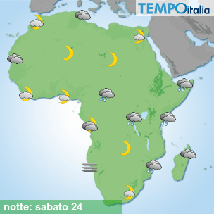 Mappa notte per la giornata del 2026-10-24