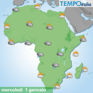 Mappa Giornaliera per la giornata di mercoledì 16 marzo