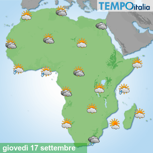 Mappa Giornaliera per la giornata di mercoledì 16 marzo