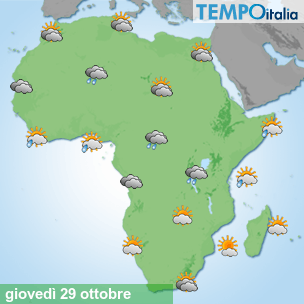 Mappa Giornaliera per la giornata di mercoledì 16 marzo