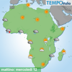 Mappa mattino per la giornata del 2026-08-12