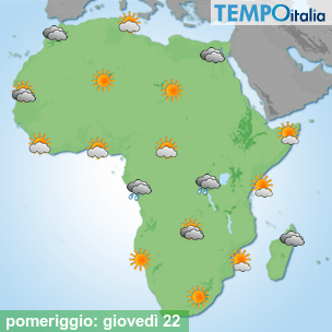 Mappa pomeriggio per la giornata del 2026-10-22