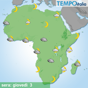 Mappa sera per la giornata del 2026-09-03