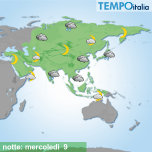 Mappa notte per la giornata del 2026-09-09