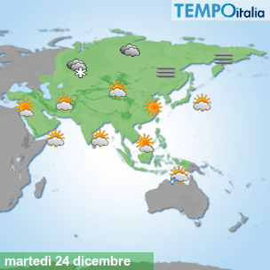 Mappa Giornaliera per la giornata di mercoledì 16 marzo