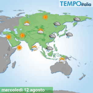 Mappa Giornaliera per la giornata di mercoledì 16 marzo