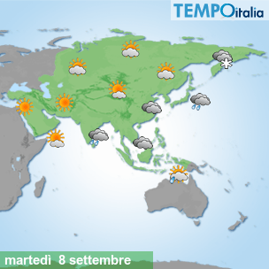 Mappa Giornaliera per la giornata di mercoledì 16 marzo