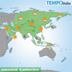 Mappa Giornaliera per la giornata di mercoledì 16 marzo