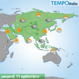 Mappa Giornaliera per la giornata di mercoledì 16 marzo
