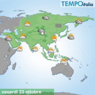 Mappa Giornaliera per la giornata di mercoledì 16 marzo
