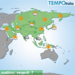 Mappa mattino per la giornata del 2026-08-07