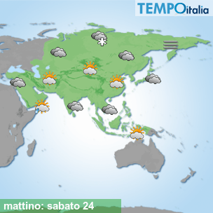 Mappa mattino per la giornata del 2026-10-24