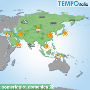 Mappa pomeriggio per la giornata del 2024-12-22