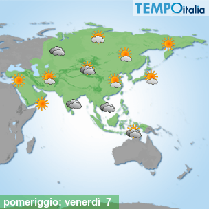 Mappa pomeriggio per la giornata del 2026-08-07
