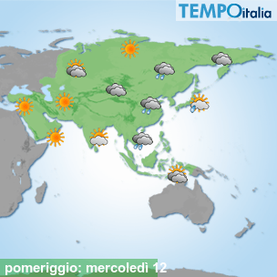 Mappa pomeriggio per la giornata del 2026-08-12
