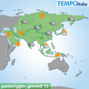 Mappa pomeriggio per la giornata del 2026-08-13