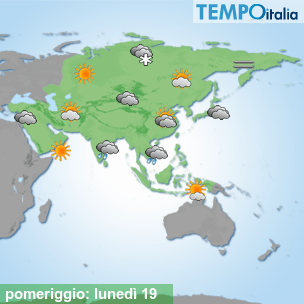 Mappa pomeriggio per la giornata del 2026-10-19