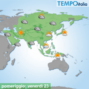 Mappa pomeriggio per la giornata del 2026-10-23