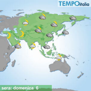 Mappa sera per la giornata del 2026-09-06