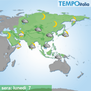 Mappa sera per la giornata del 2026-09-07
