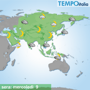 Mappa sera per la giornata del 2026-09-09