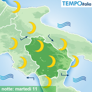 Mappa notte per la giornata del 2026-08-11