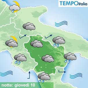 Mappa notte per la giornata del 2026-09-10
