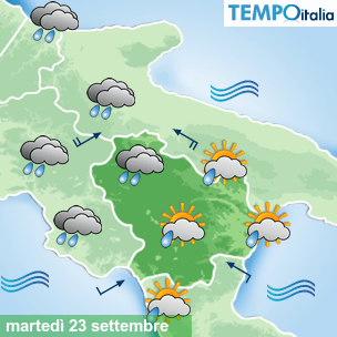 Mappa Giornaliera per la giornata di mercoledì 16 marzo