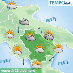 Mappa Giornaliera per la giornata di mercoledì 16 marzo