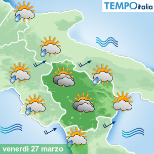 Mappa Giornaliera per la giornata di mercoledì 16 marzo