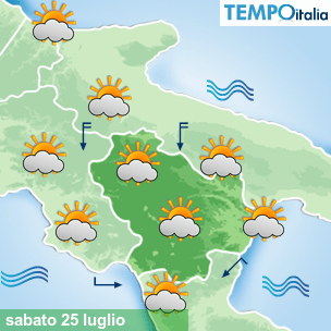 Mappa Giornaliera per la giornata di mercoledì 16 marzo