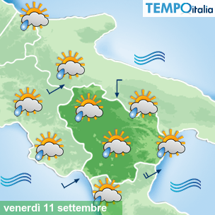 Mappa Giornaliera per la giornata di mercoledì 16 marzo