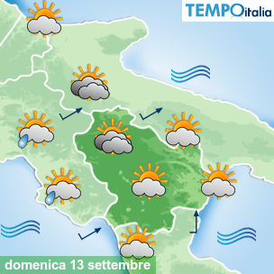 Mappa Giornaliera per la giornata di mercoledì 16 marzo