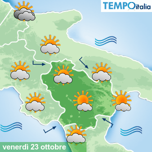 Mappa Giornaliera per la giornata di mercoledì 16 marzo