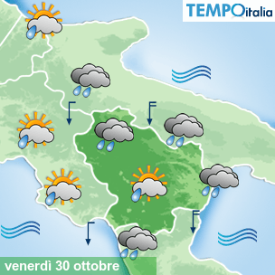 Mappa Giornaliera per la giornata di mercoledì 16 marzo