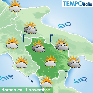 Mappa Giornaliera per la giornata di mercoledì 16 marzo