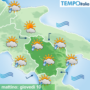 Mappa mattino per la giornata del 2026-09-10