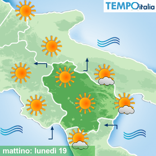 Mappa mattino per la giornata del 2026-10-19