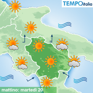 Mappa mattino per la giornata del 2026-10-20