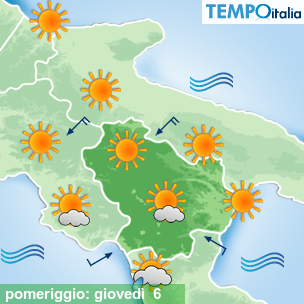 Mappa pomeriggio per la giornata del 2026-08-06
