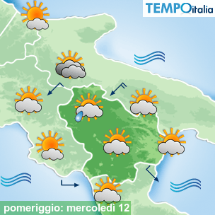Mappa pomeriggio per la giornata del 2026-08-12