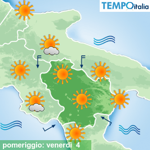 Mappa pomeriggio per la giornata del 2026-09-04