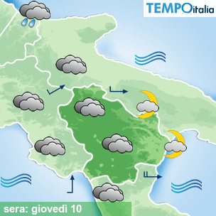 Mappa sera per la giornata del 2026-09-10