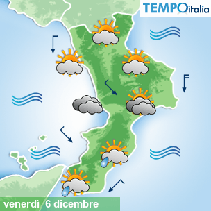 Mappa Giornaliera per la giornata di mercoledì 16 marzo