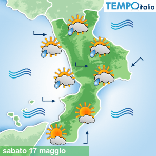 Mappa Giornaliera per la giornata di mercoledì 16 marzo
