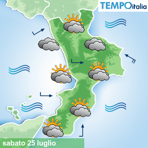 Mappa Giornaliera per la giornata di mercoledì 16 marzo