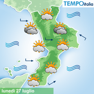 Mappa Giornaliera per la giornata di mercoledì 16 marzo