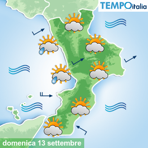 Mappa Giornaliera per la giornata di mercoledì 16 marzo